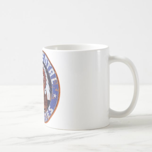 Continental Airlines Vintage sign Coffee Mug (Right)