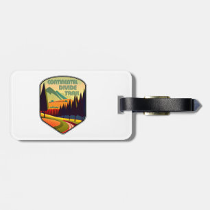 Continental Divide Trail Colors Luggage Tag