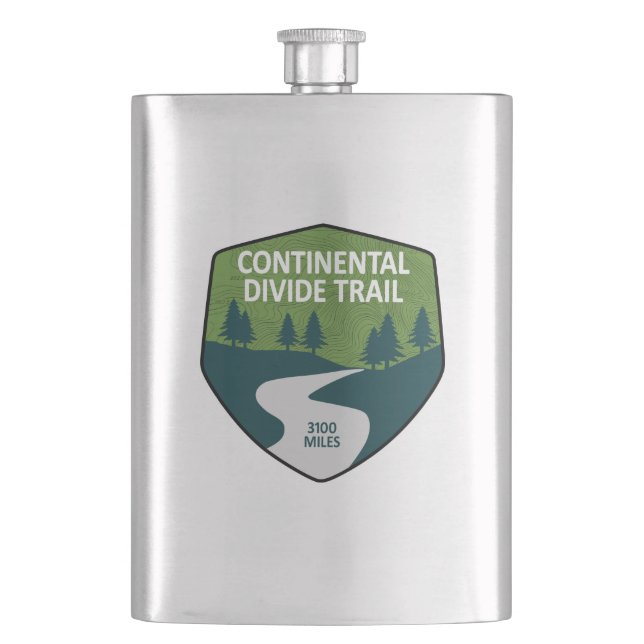 Continental Divide Trail Hip Flask (Front)