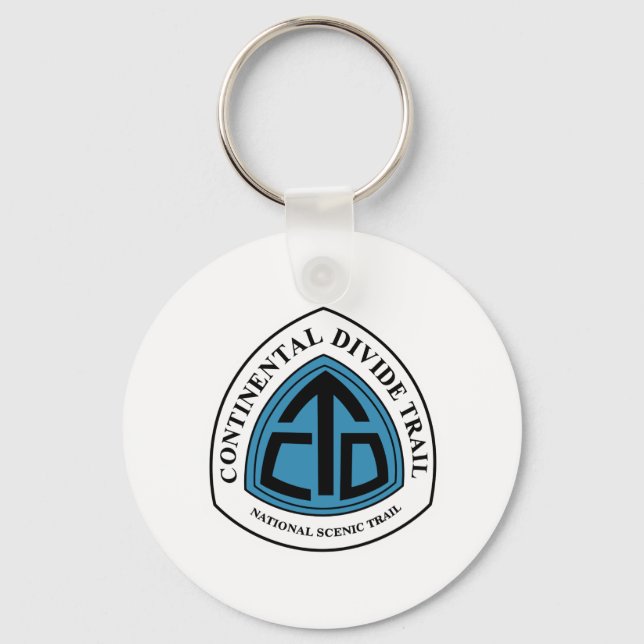 Continental Divide Trail Sign, USA Key Ring (Front)