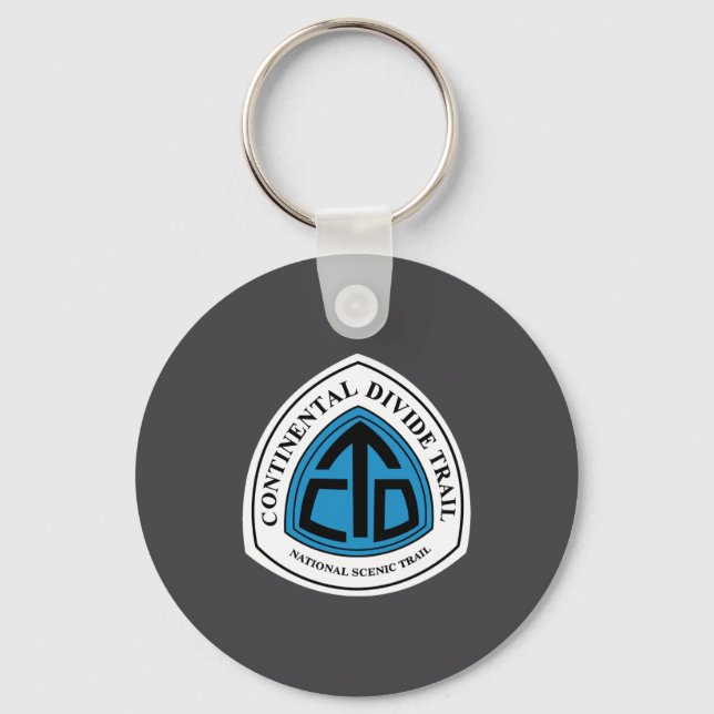 Continental Divide Trail Sign Usa  Key Ring (Front)