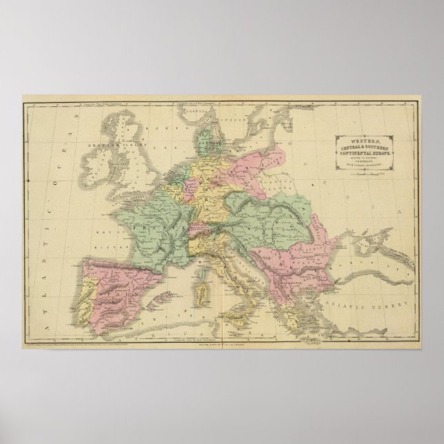 Continental Europe Poster (Front)