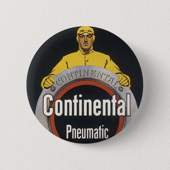 Continental Pneumatic 6 Cm Round Badge (Front)