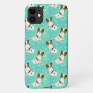 Continental toy spaniel Papillon dog iPhone 11 Case