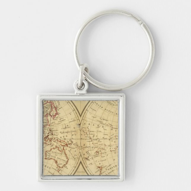 Continents Key Ring (Front)
