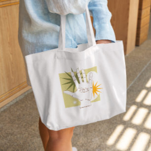 Continuous Line Hand Tote Bag