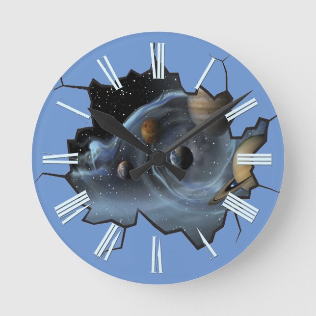 Continuous  Living Round Clock (Front)