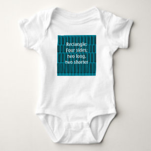 Continuous Rectangles Baby Bodysuit