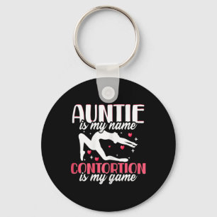 Contortionist Aunt Yoga Gymnastics Aerial And Aeri Key Ring