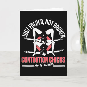 Contortionist Contortion Yoga Gymnastics Aerial An Card