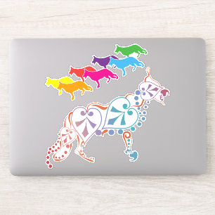 Contour Sticker German Shepherd Dogs