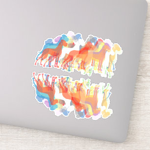 Contour Sticker Great Dane