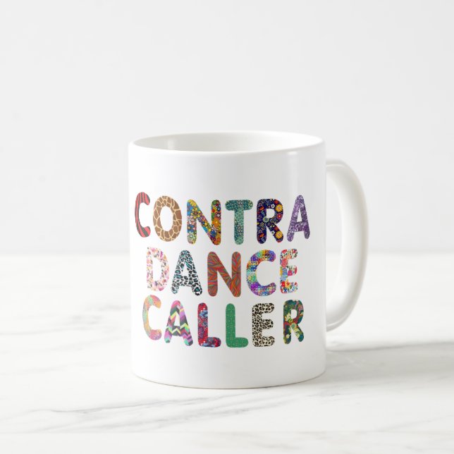Contra Dance Caller Mug (Front Right)