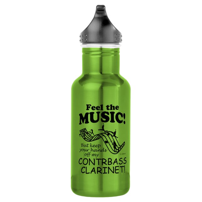 Contrabass Clarinet Feel The Music 532 Ml Water Bottle (Right)