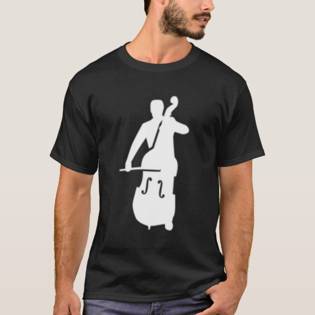 Contrabass Double-Bass Player T-Shirt (Front)