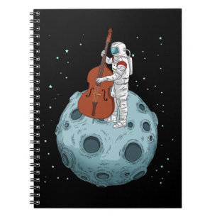 Contrabass Jazz Music Upright Bass Double Bass Notebook