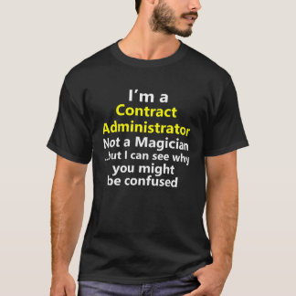 Contract Administrator Job Career Occupation T-Shirt