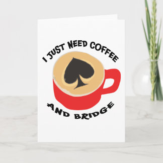  Contract Bridge and Coffee Grand Slam Bidding Card