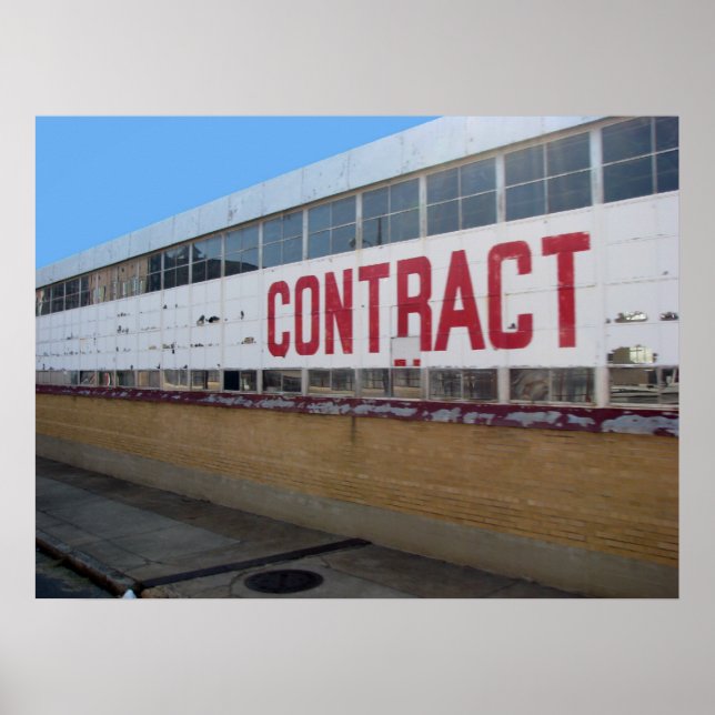 Contract Poster (Front)