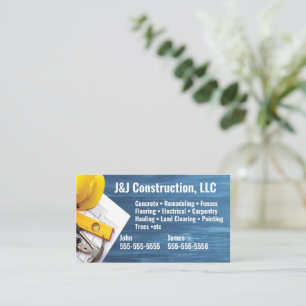 Contractor Business Card