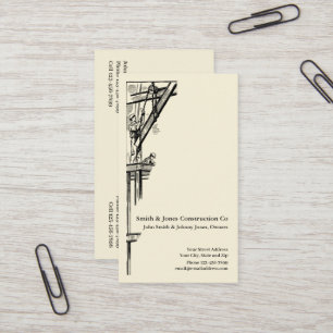 Contractor Construction Business Card