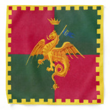 Contrada del Drago (Dragon) Palio di Siena Bandann
