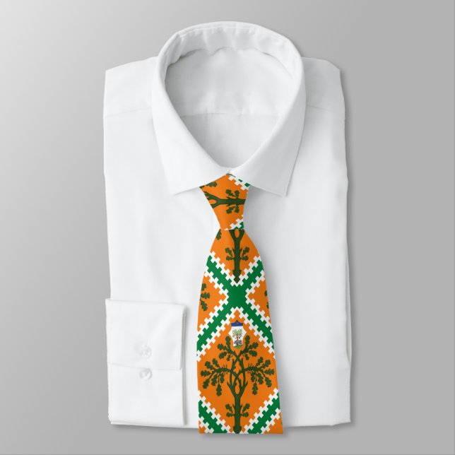 Contrada della Selva (Forest) Palio di Siena Tie (Tied)