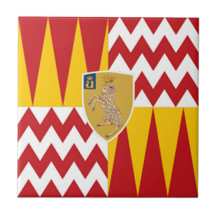 Contrada di Valdimontone (Valley of the Ram) Ceramic Tile