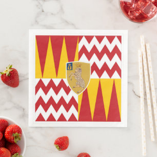 Contrada di Valdimontone (Valley of the Ram) Napkin