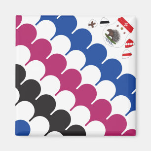 Contrada Sovrana dell' Istrice  (Porcupine) Palio Magnet