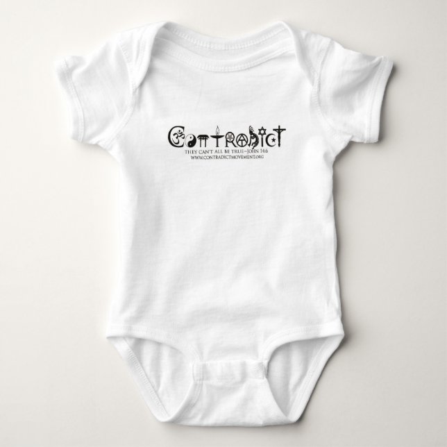 Contradict Baby Clothes Bodysuit (Front)