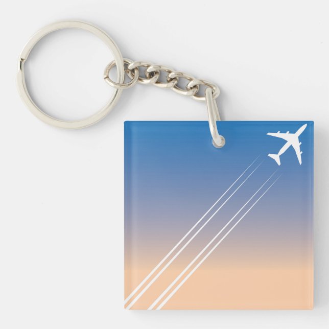 CONTRAIL Acrylic Key Tag Key Ring (Front)