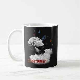 Contrast - Brutalist Streetwear Design Coffee Mug