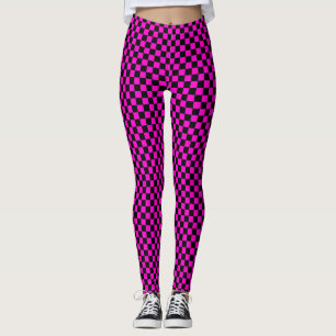 Contrast Check: Bold Grid Leggings
