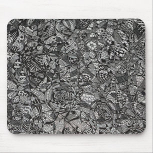 Contrast Drawings Mouse Pad