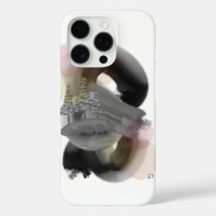 Contrast Minimal Abstract Art iPhone 16 Pro Case
