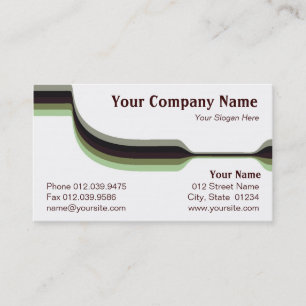 contrasting camouflage business card