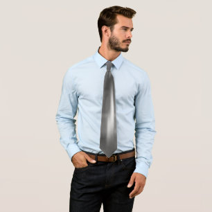 Contrasting Grey and White Vanishing Shapes Tie