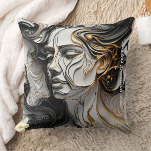 "Contrasting Sentiments Rise" Cushion