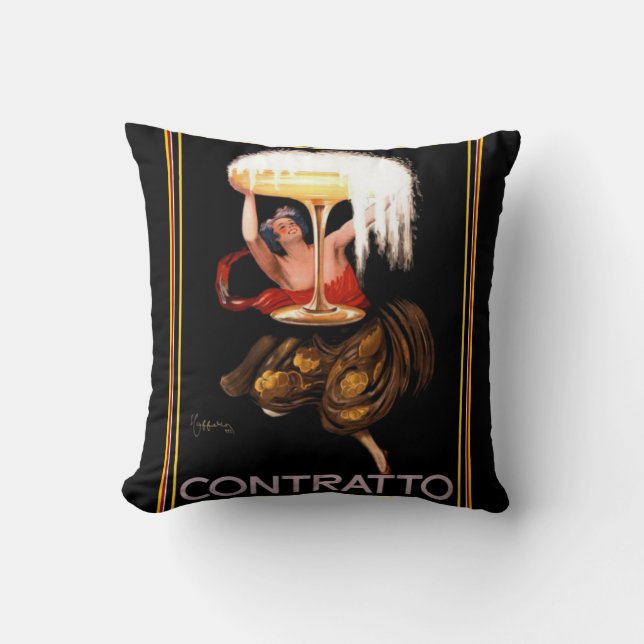 Contratto by Cappiello  16 x 16 Throw Pillow (Front)