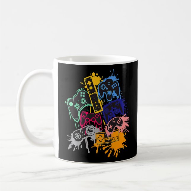 Control All The Things Video Game Controller  1  Coffee Mug (Left)