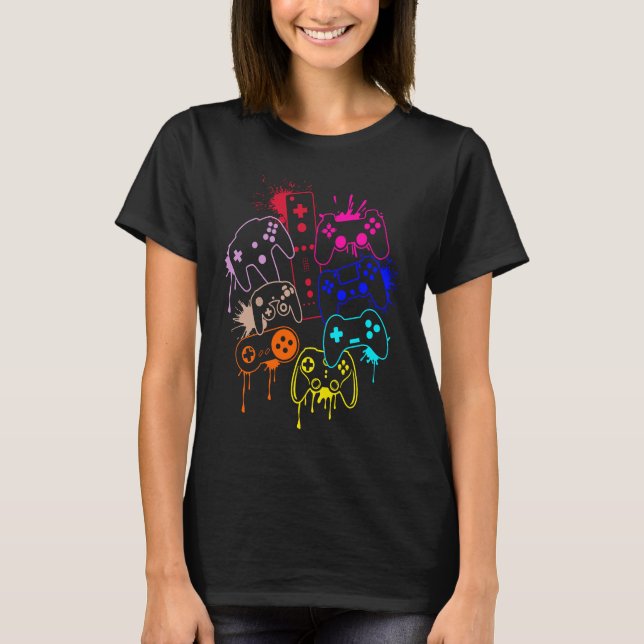 Control all the Things Video Game Controller  1 T-Shirt (Front)