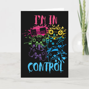 Control All The Things Video Game Controller 3 Card
