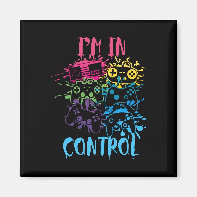 Control All The Things Video Game Controller 3  Magnet (Front)