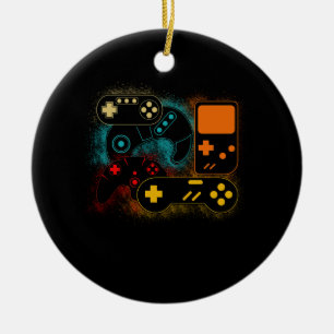 Control all the Things Video Game Controller Ceramic Ornament
