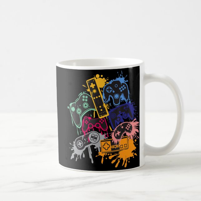 Control all the Things Video Game Controller  Coffee Mug (Right)