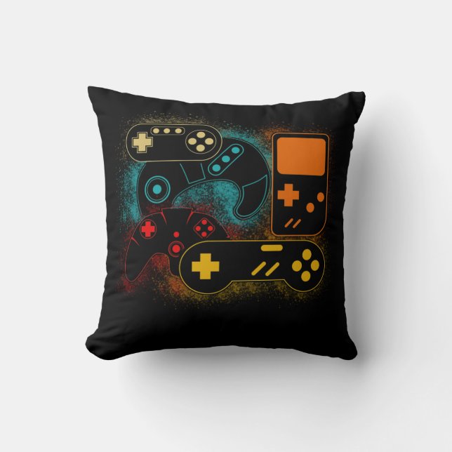 Control all the Things Video Game Controller Cushion (Front)