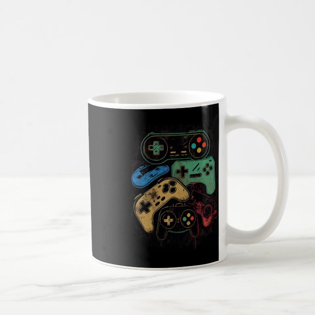 Control All The Things Video Game Controller Gamer Coffee Mug (Right)