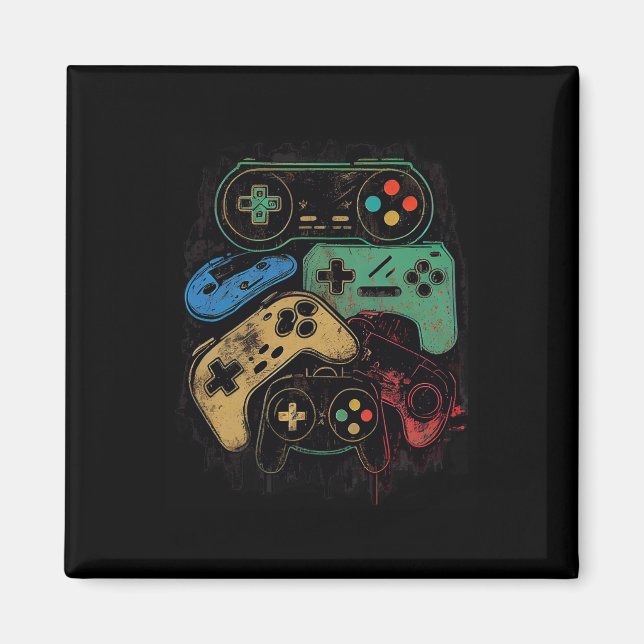 Control All The Things Video Game Controller Gamer Magnet (Front)