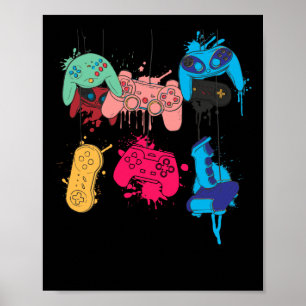 Control all the Things Video Game Controller Poster